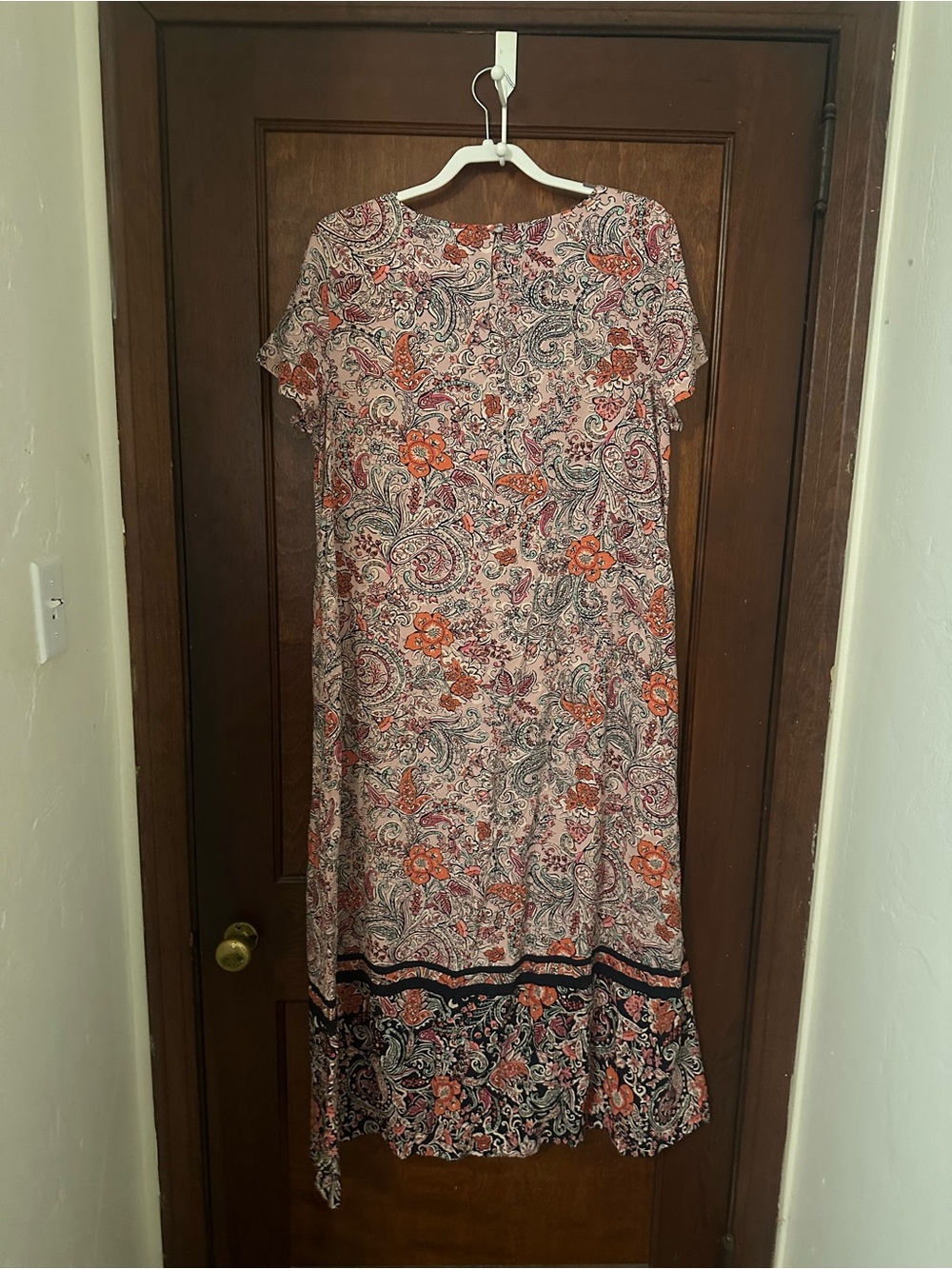 J. Jill Floral Print Maxi Dress Size L - Picture 3 of 5